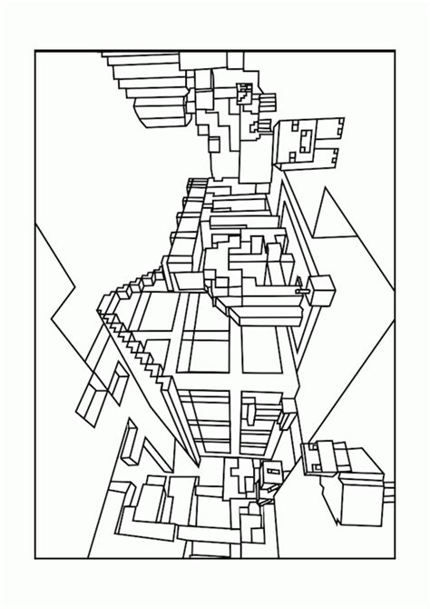 Minecraft Coloring Pages Free - Coloring Home