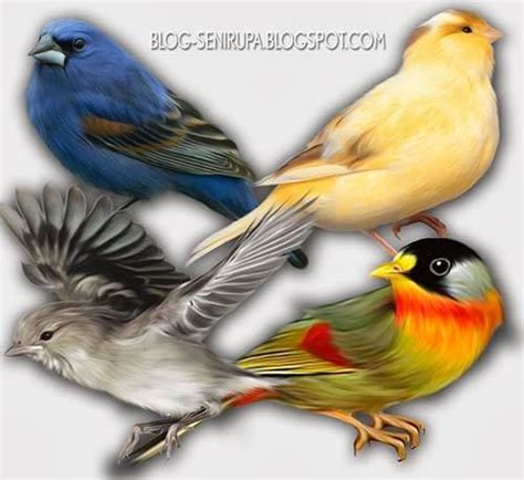 Aksesoris 38 Gambar Lukisan Burung Enggang