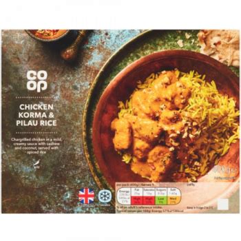 Co Op Chicken Korma Pilau Rice G From Bradley S Supermarket
