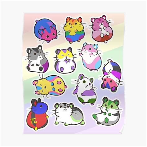Hamster Posters Redbubble