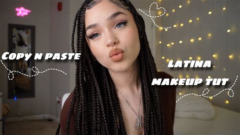 Copy N Paste Latina Makeup Tut Try W Me🩷 Youtube