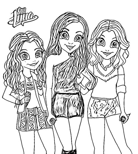 Dibujos Para Colorear De Soy Luna Colorear Tus Dibujos