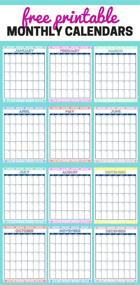 Cute Free Printable Monthly Calendars Free Printable Calendar Monthly