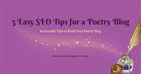 5 Easy Seo Tips For Poetry Blogs Promising Poetry