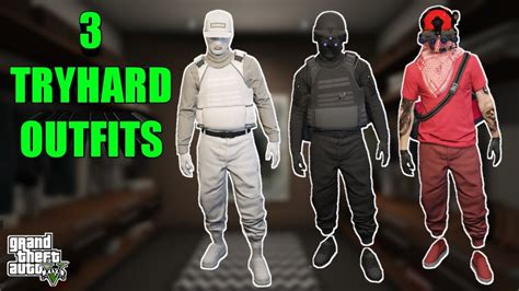 3 Tryhard Outfits Gta 5 Online Youtube