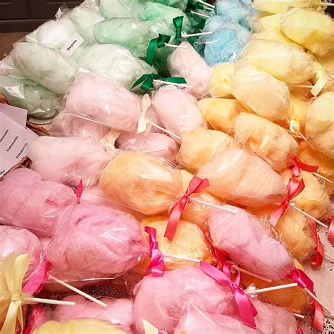 Rainbow Cotton Candy For A Unicorn Party Thecottoncandyconfectionery