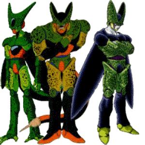 Aside from looking like a giant bug man, cell undergoes his transformations much like a caterpillar undergoes metamorphosis. DRAGON BALL Z,GT.: transformation cell