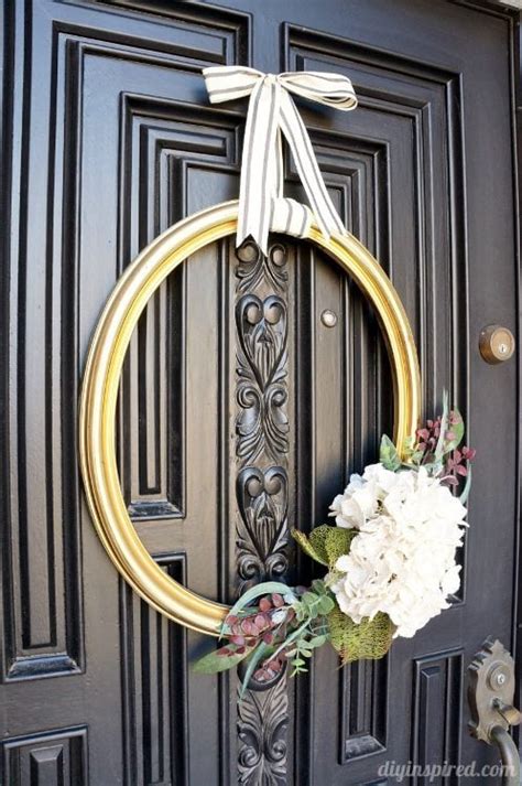 It's often said that if you sincerely want a thing done well the answer is to do it yourself. Repurposed Thrift Store Frame Wreath - DIY Inspired