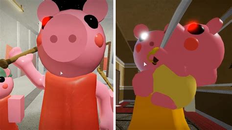 Roblox Baby Piggy Vs Piggy Army Jumpscare Roblox Piggy Roleplay Youtube