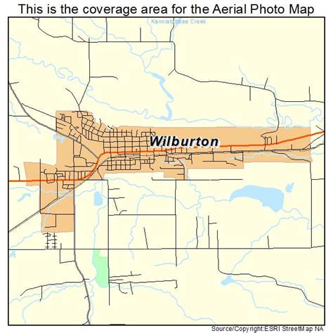 Aerial Photography Map Of Wilburton Ok Oklahoma