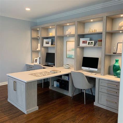 This His And Hers Home Office Design Replaces A Relatively Unused Room
