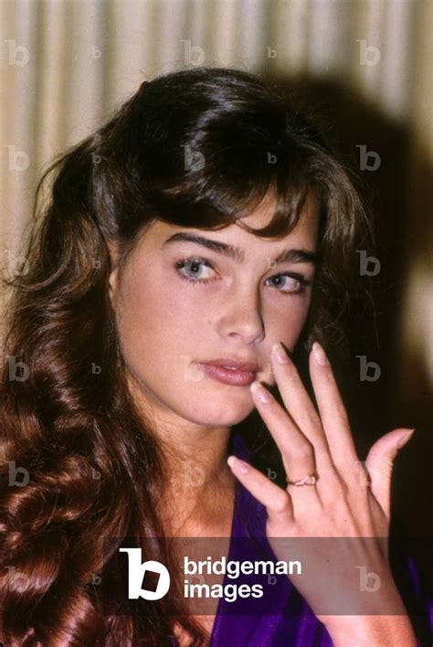 Image Of American Actress Brooke Shields In 1980 Photo