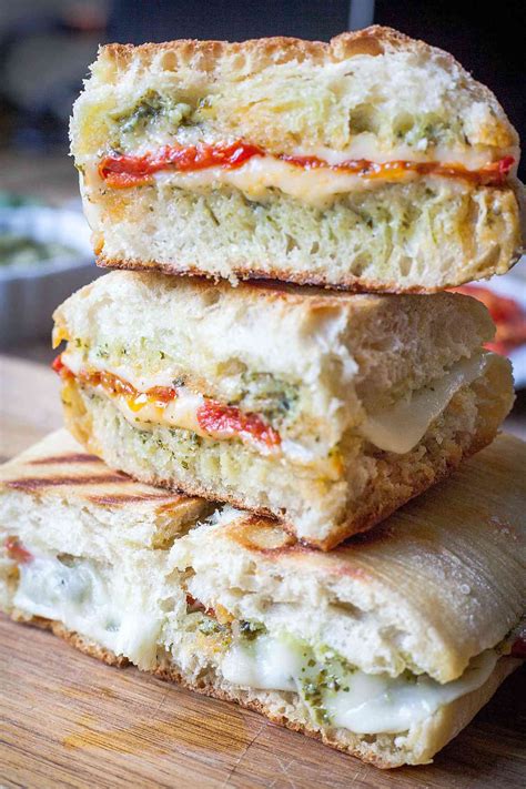 Vegetarian panini going vegetarian vegetarian breakfast. Oven Roasted Tomato and Pesto Panini - This is one of my ...