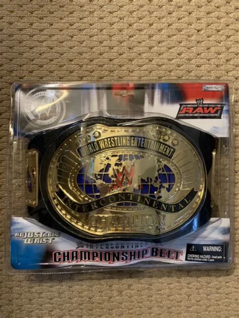 Wwe Jakks Pacific 2004 Intercontinental Champion Championship Belt New