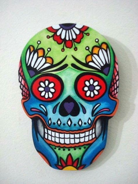 Pin By Laura Fracker On Skulls Sugar Skull Painting Skull Painting Sugar Skull Art