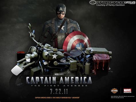 Captain America Rides A Harley Davidson — Geektyrant