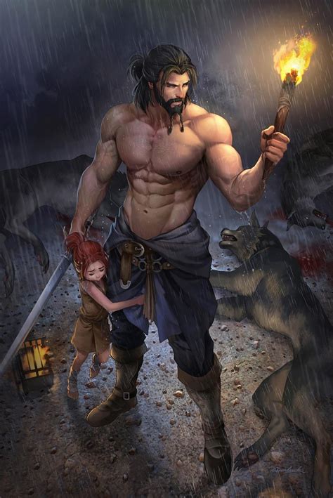 Uncle Carl By Aenaluck On Deviantart Fantasy Art Warrior Fantasy Art Men Fantasy Characters