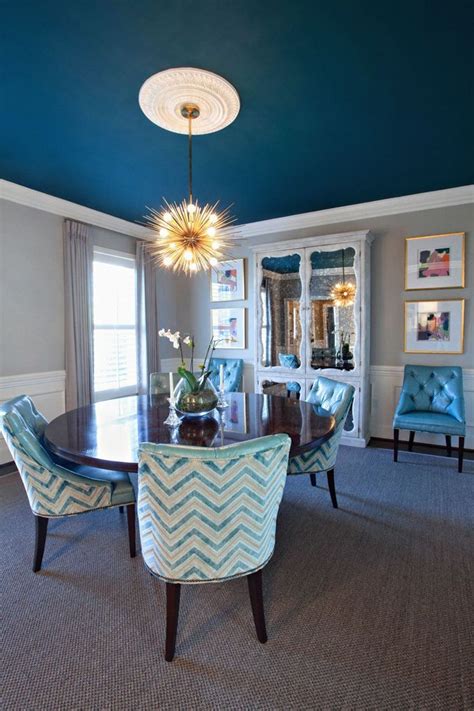 Painted Ceilings Ideas The Distinctive Cottage House Interior Blue