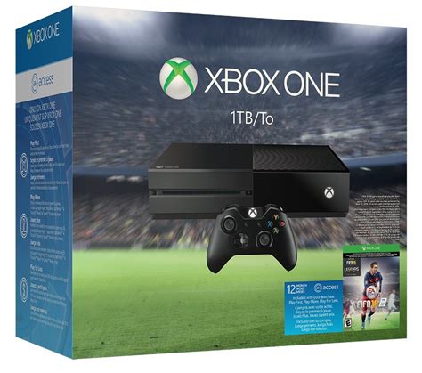 Xbox One 1 Tb Console Ea Sports Fifa 16 Bundle Video Games