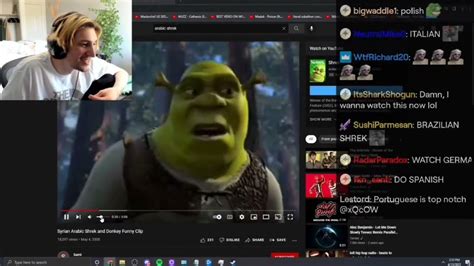 Xqc Watches Arabic Shrek Youtube