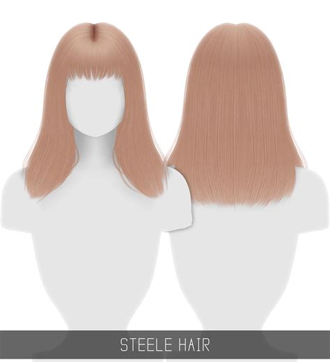 Sims 4 Hairs ~ Simpliciaty Steele Hair