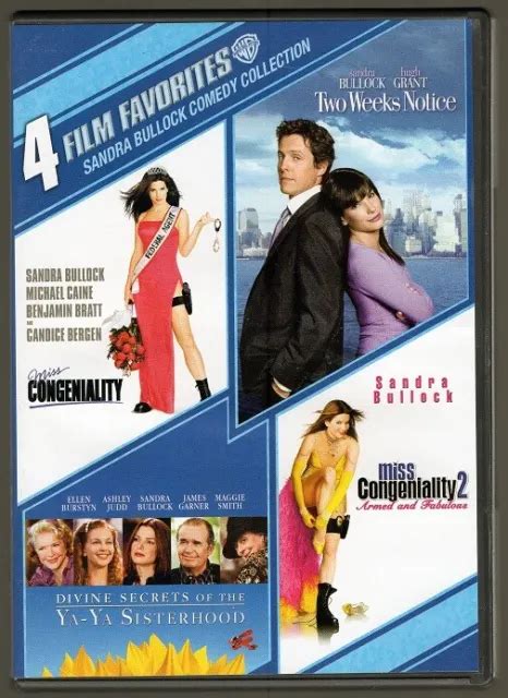 4 Film Favorites Sandra Bullock Comedy Collection Dvd 2 Disc Set 599