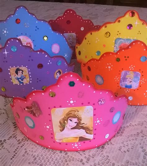 10 Coronas De Princesas En Fomi Para Tu Fiesta Infantil 10000 En