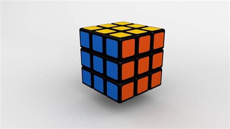 Rubix Cube 3d Model Cgtrader