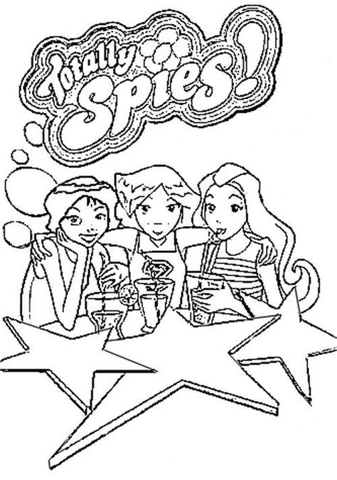 Totally spies Coloriages à Imprimer Colorier  Coloriages1001.fr