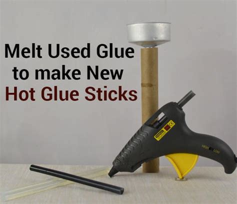 How To Make Hot Glue Gun Sticks Diy Glue Gun Video