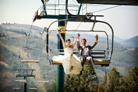 Take It To The Ski Lift For An Awesome Mountain Wedding