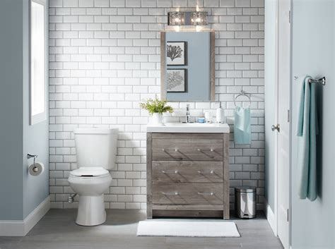This wallpaper was upload at january 25, 2020 upload by mono poco duo sino trio eros algoco in all about bathroom color. Bathroom Installation at The Home Depot