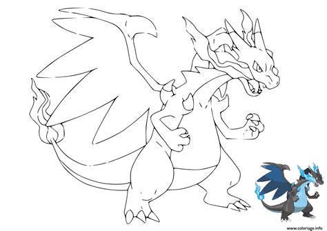 Coloriage Dracaufeu Gigamax  Coloriage Pokemon Gigamax Dracaufeu