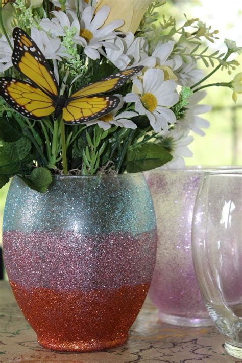 How To Make Your Own Glitter Vase
