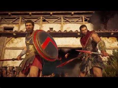 Assassin S Creed Odyssey Brasidas Alexios Epic Fight Scene Youtube