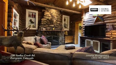 190 Yankee Creek Rd Evergreen Colorado Luxury Home For Sale Youtube
