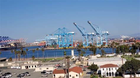 Beautiful View Port Of Los Angeles California Youtube