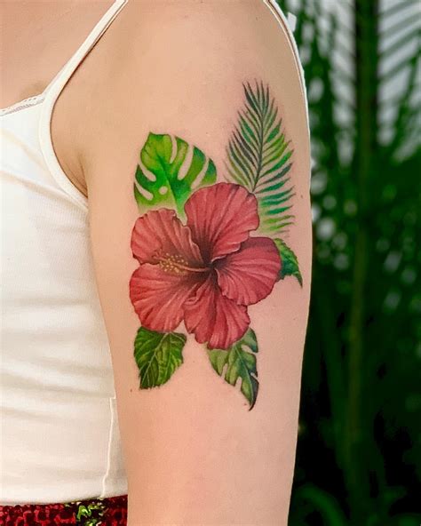 46 Hibiscus Tattoo Ideas Hawaiian Flower Tattoo Designs With Meanings