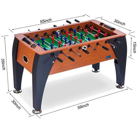 Size of a foosball table. KICK Legend 55″ Foosball Table - KICK Foosball Tables