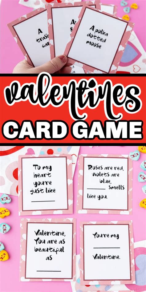 Free Printable Valentines Day Card Game Play Party Plan Valentines Printables Free