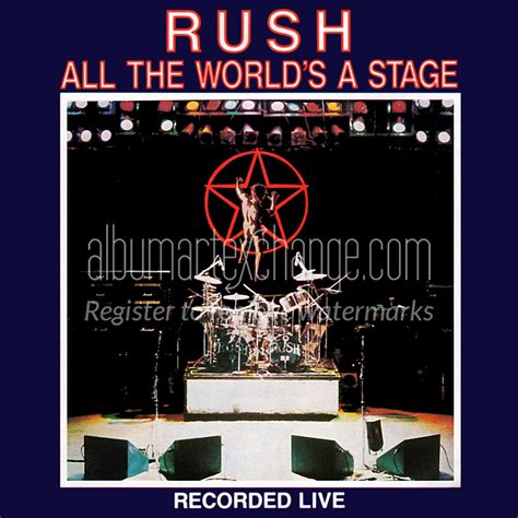 Album Art Exchange All The Worlds A Stage By Rush Geddy Lee Et Al