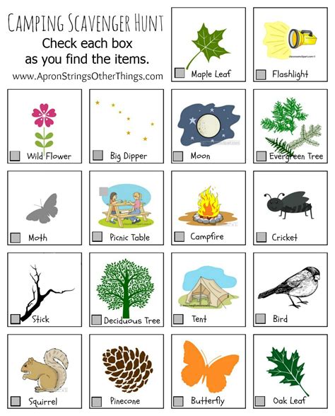 Printable Camping Activities Printable Word Searches