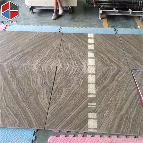 Wood Grain Brown Marble Tiles Natural Marble Tiles Made In China