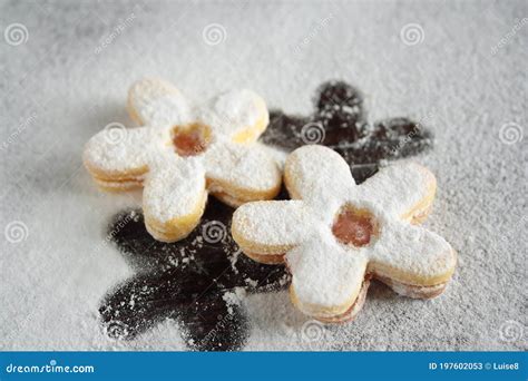 Shortbread Cookies Stock Image Image Of Close Meal 197602053