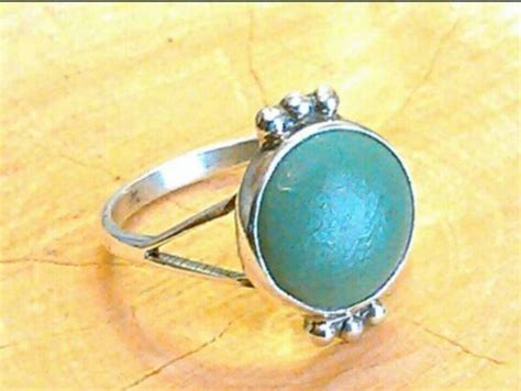 Vintage Sterling Silver Chrysoprase Ring By Treasurecube On Etsy