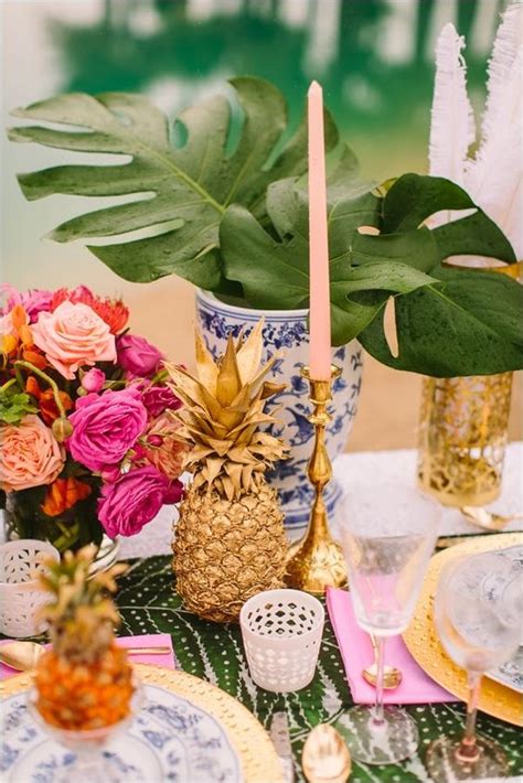 Is that determined by which join it is? 50 Green Tropical Leaves Wedding Ideas - Page 4 - Hi Miss Puff
