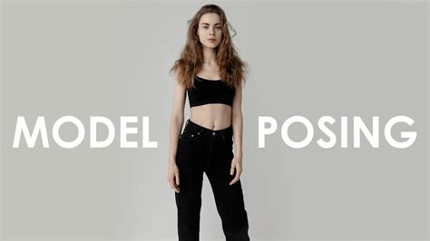 Model Posing Natural Simple Modeling Poses Fashion Model Test Shoot