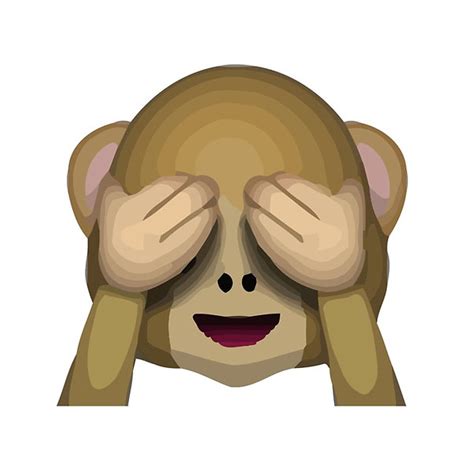 Monkey Closed Eyes Emoji