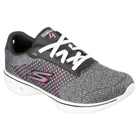 Skechers Go Walk 4 Exceed Ladies Walking Shoes - Sweatband.com