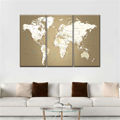 World Map Masterpiece I Wall Art Digital Art